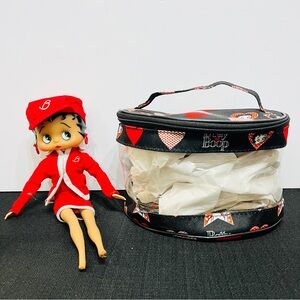 Betty Boop Doll with Cosmetic Carrying Carrying Case